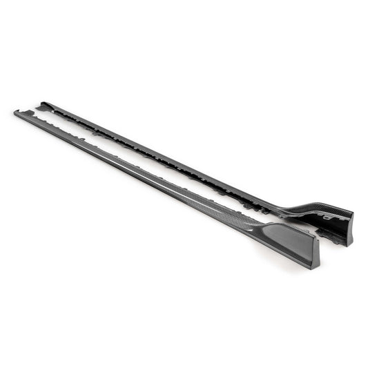 MB-style carbon fiber side skirts for 2023-2025 Honda Civic Type R
