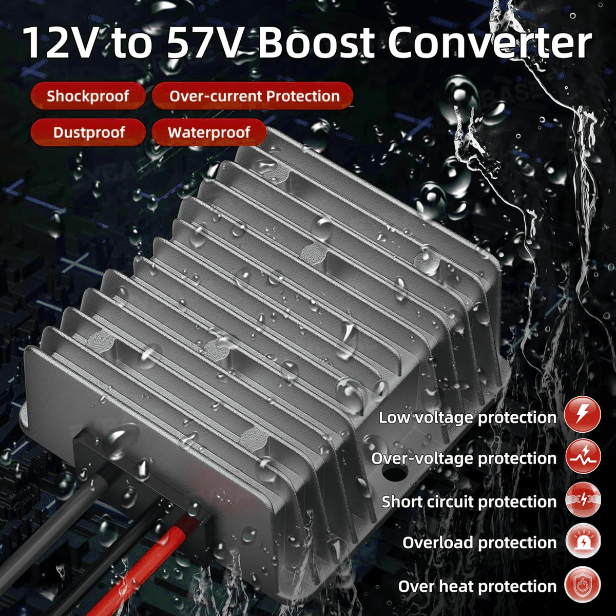 Starlink Gen 3 Direct DC Power Supply (12V/24V to 57V) | Tesery