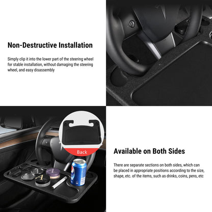 Steering Wheel Desk for Tesla Model 3/Y/S/X