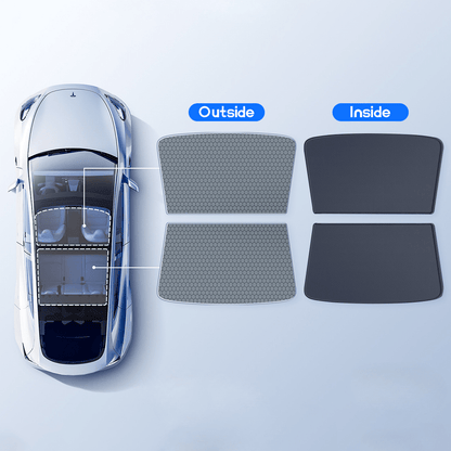 Glass Roof Sunshade for Tesla Model 3 | TESERY