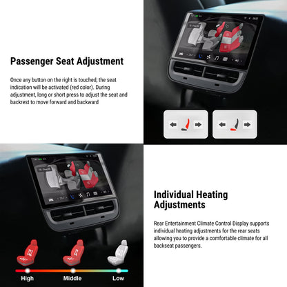 TESERY 7" Rear Entertainment System for Model Y / 3