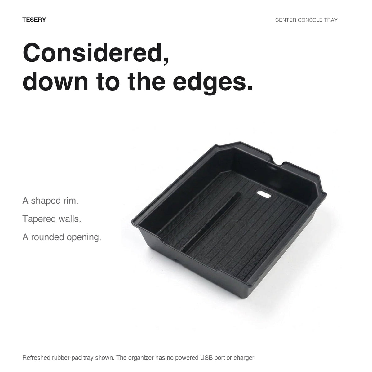 TESERY Center Console Tray for Model 3 & Model Y & Model YL