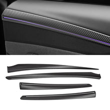 TESERY Dry Carbon Fiber Door Trim Cover for Tesla Model Y Juniper