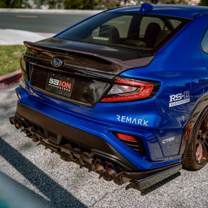 C-style carbon fiber trunk lid for 2022-2025 Subaru WRX
