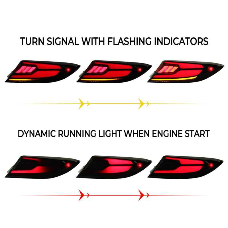 Subaru BRZ 2022-2026 Lobster Claw LED Tail Lights
