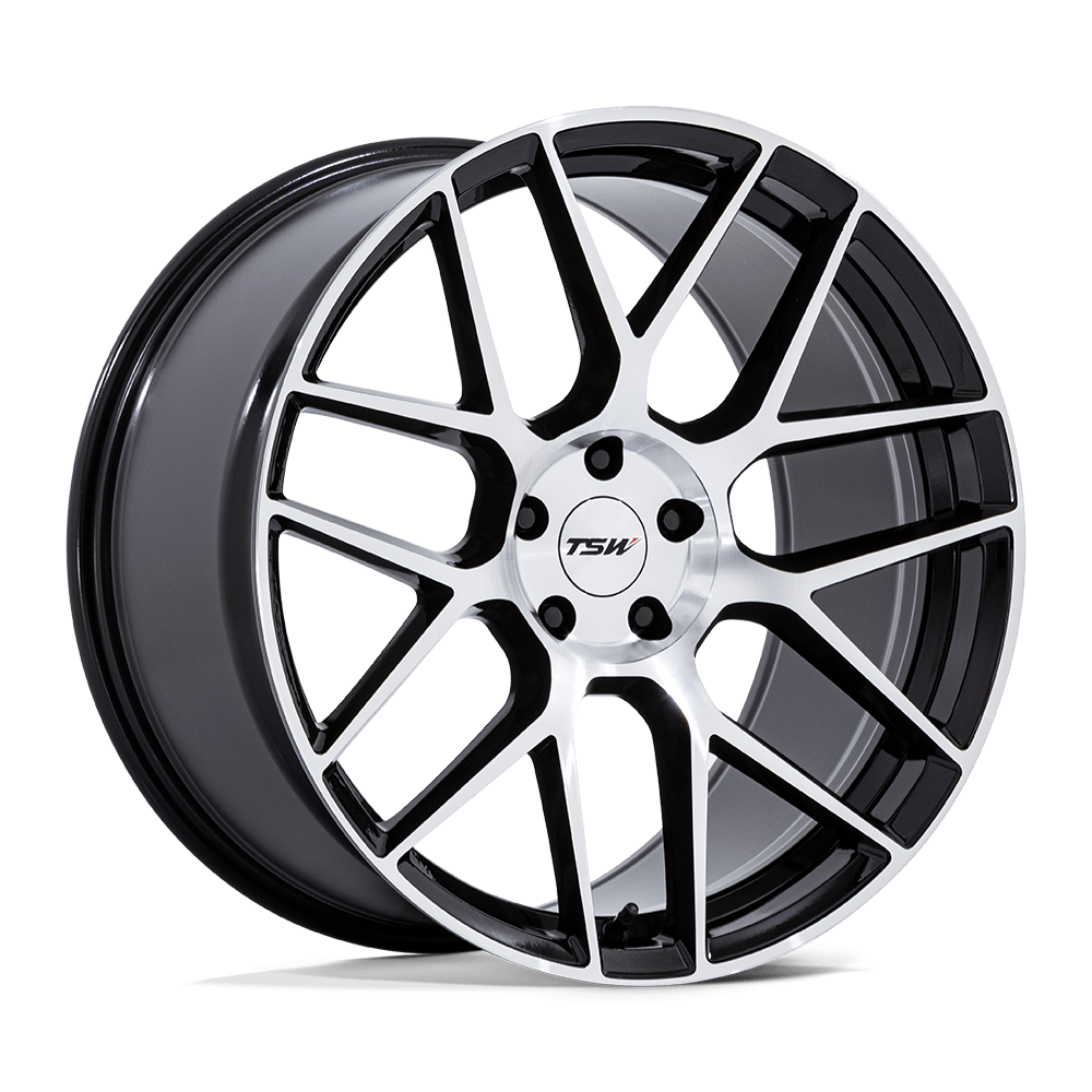 TSW - LASARTHE 18X8.5 +35 - GLOSS BLACK MACHINED