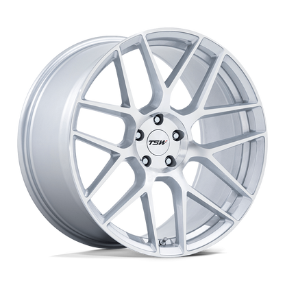 TSW LASARTHE 18X8.5 + 35 5X114.3 - GLOSS SILVER MACHINED