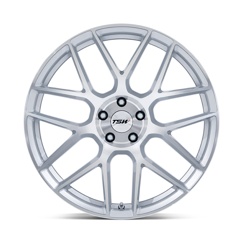 TSW LASARTHE 18X8.5 + 35 5X114.3 - GLOSS SILVER MACHINED