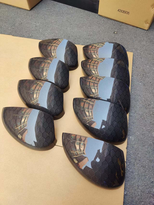 2022-2025 11th Gen Civic Carbon Fiber OEM Style NO TURN SIGNAL Mirror Caps