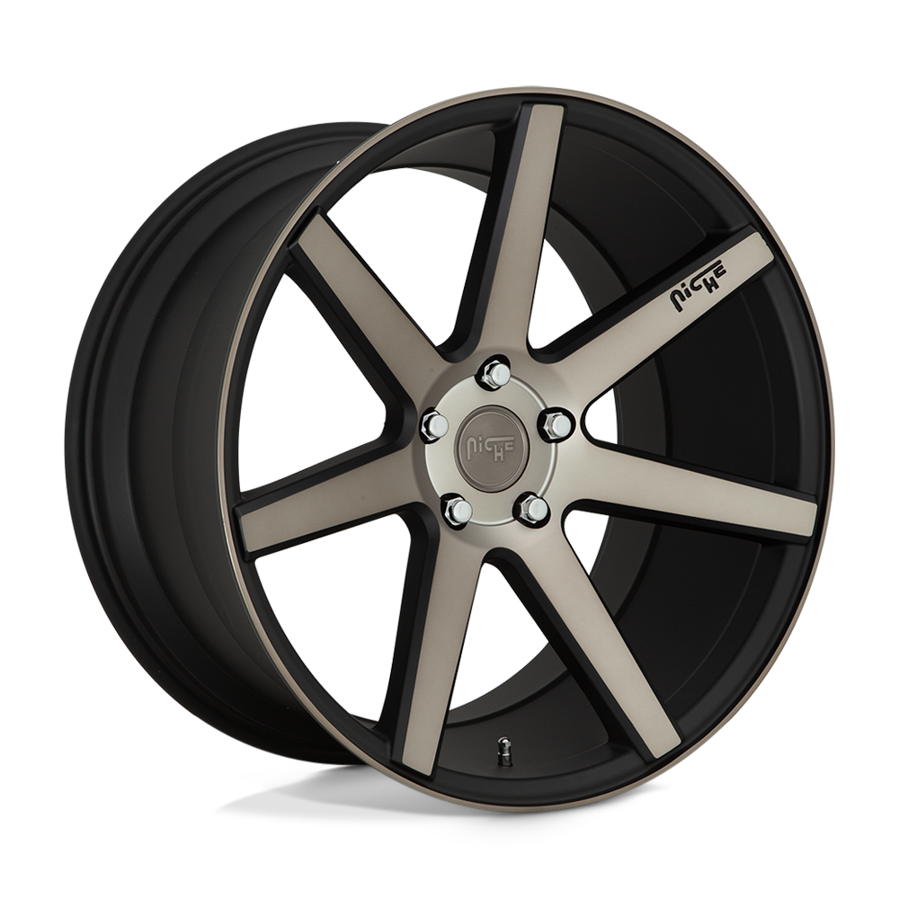 NICHE VERONA - 18X8 + 40 5X114.3 - MATTE BLACK MACHINED