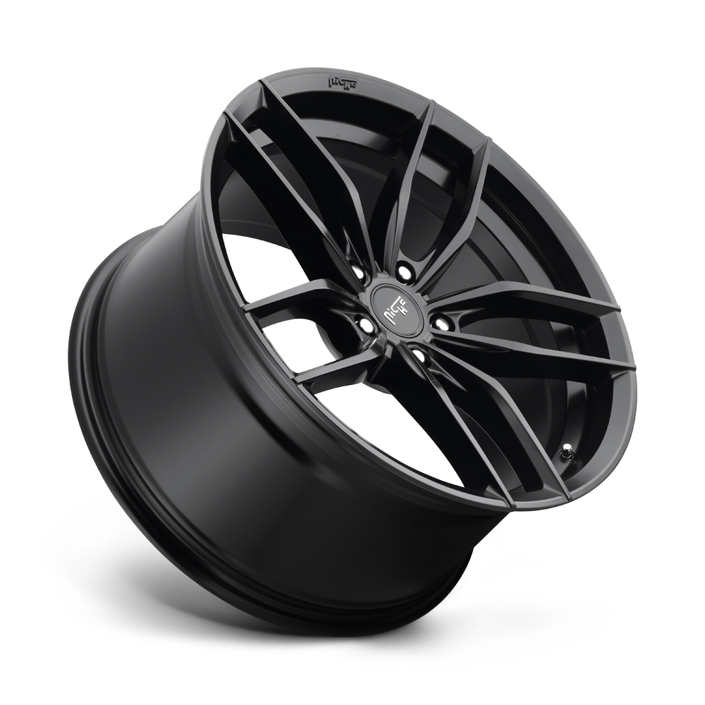 NICHE VOSSO - 18X8 + 30 5X114.3 - MATTE BLACK