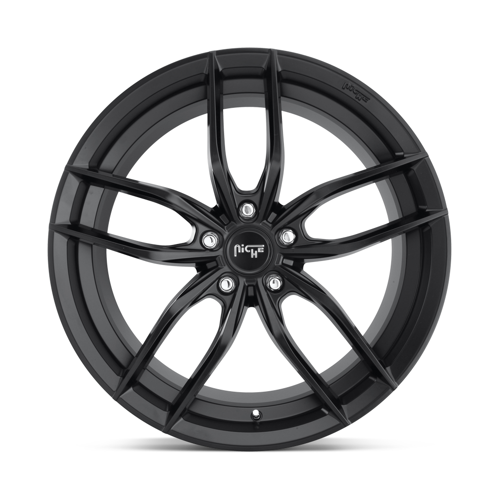 NICHE VOSSO - 18X8 + 30 5X114.3 - MATTE BLACK