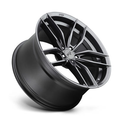 NICHE VOSSO - 18X8 + 30 5X114.3 - MATTE ANTHRACITE