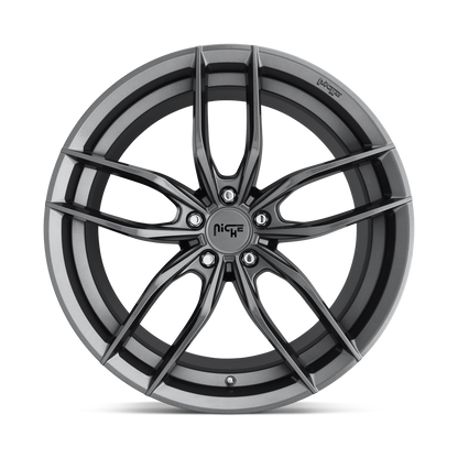 NICHE VOSSO - 18X8 + 30 5X114.3 - MATTE ANTHRACITE